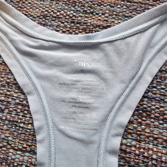 Knix Luxe Modal Pullover Lounge Bra - Light Blue - Picture 3 of 4